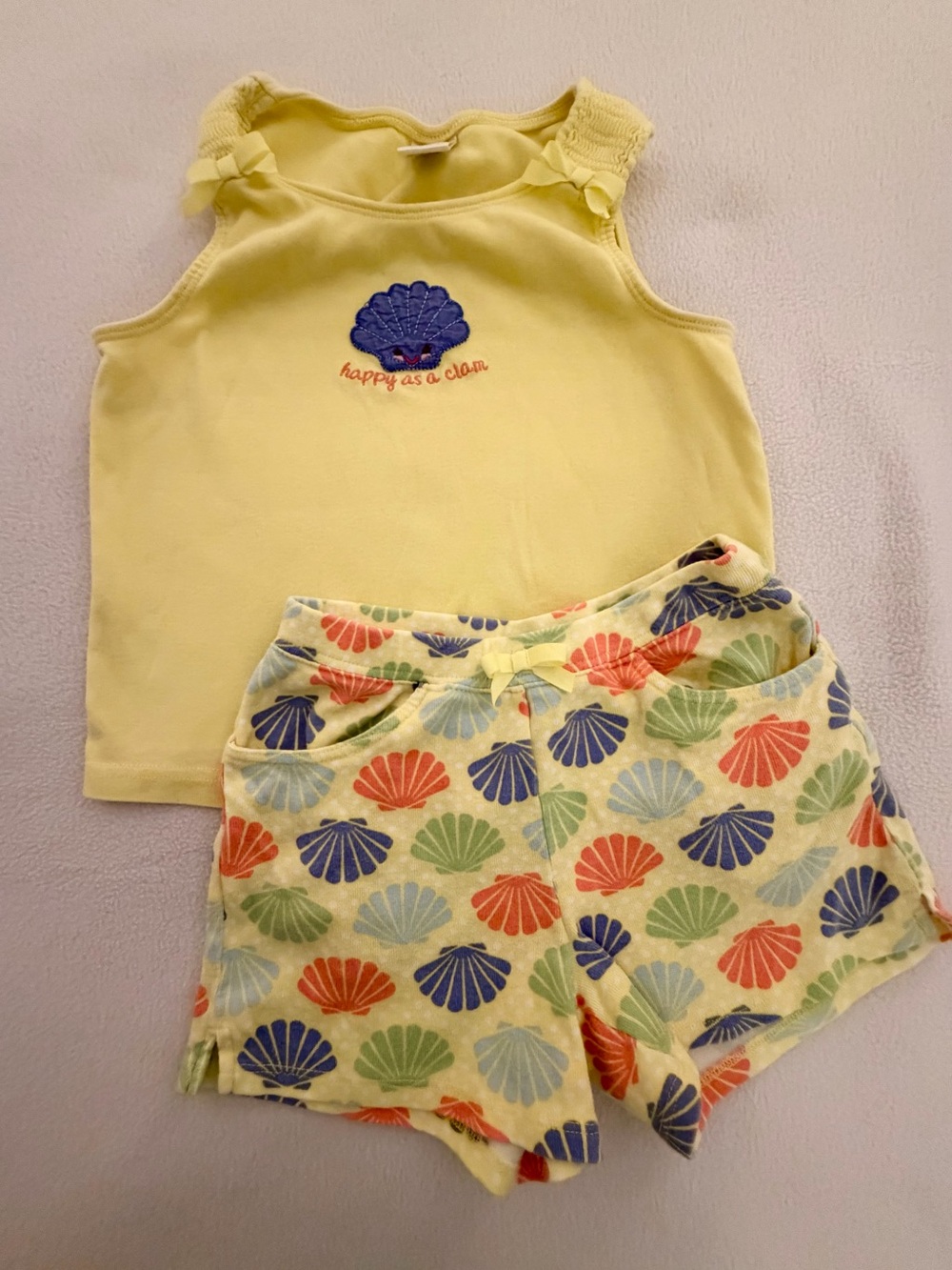 Gymboree Magic Mermaid Shell Shorts Set